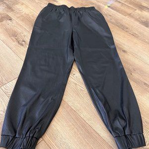 Zara, small, black leather